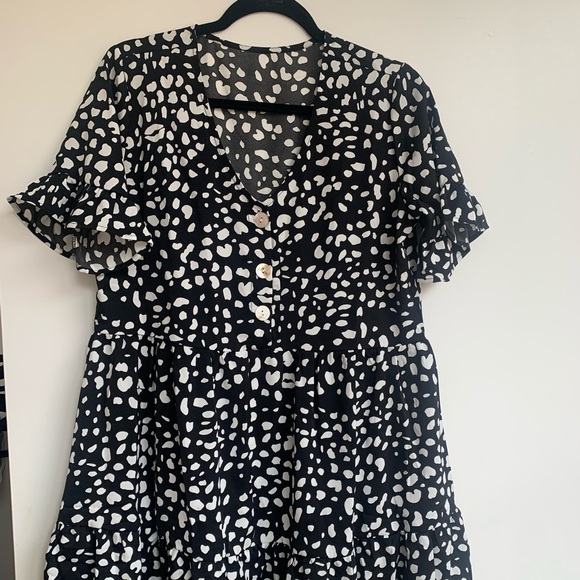 Leopard Ruffle Dress - Picture 4 of 5